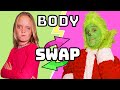 Body Swap! Jazzy and The Grinch Swap Bodies! Jazzy from Kids Fun TV