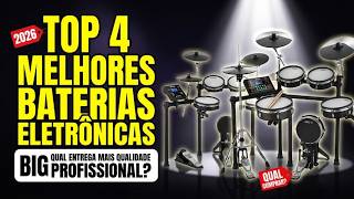 TOP 4 Melhores Baterias Eletrônicas Profissionais de 2026: Aroma, NUX, TDX-25 │Qual Comprar?
