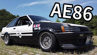 AE86 【愛車紹介】グリップ　マフラー　N2　中山仕様 前編