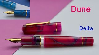 Stylo Plume Delta Modèle 365 Marbre Nacré – Plume En Or 18K, Neuf De Stock