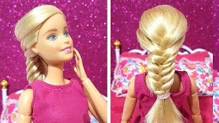 Trenza Fácil Y Bonita Para Barbie Peinados Para Barbie