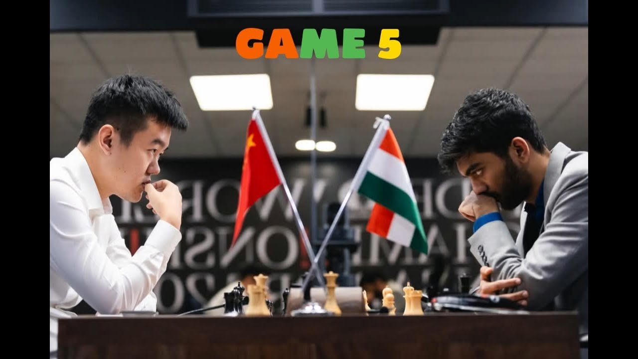 Don't Miss This EPIC Battle! Gukesh Takes on Ding in Game 5