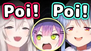 Botan and Pekora's 'POI' Makes Towa ANGY【Hololive】