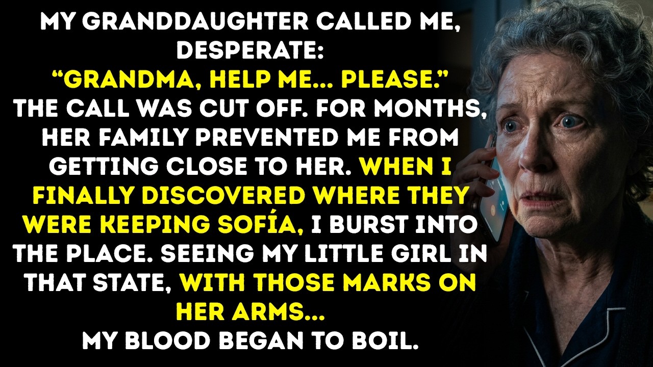 3 a.m. — my phone lit up with my granddaughter's voice, shaking like a leaf. “Grandma, please help me.” I found her locked in her husband's family's estate, burn marks on her arms telling me...