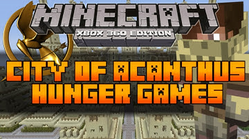 Minecraft (Xbox 360) The Hunger Games Map: City Of Acanthus [Download In Description]