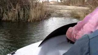 MAD-81 hovercraft over the lake