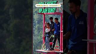 Bungee Jump ke baad asli himmat dikhti hai 😱🔥” #sport #shorts #adventure