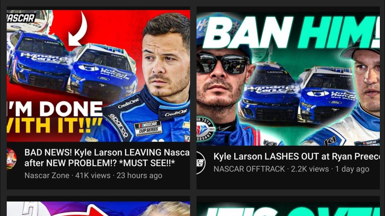 My problem with these Lying NASCAR Clickbait channels