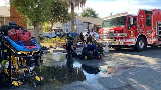 Fire damages about a dozen homes in North Sacramento