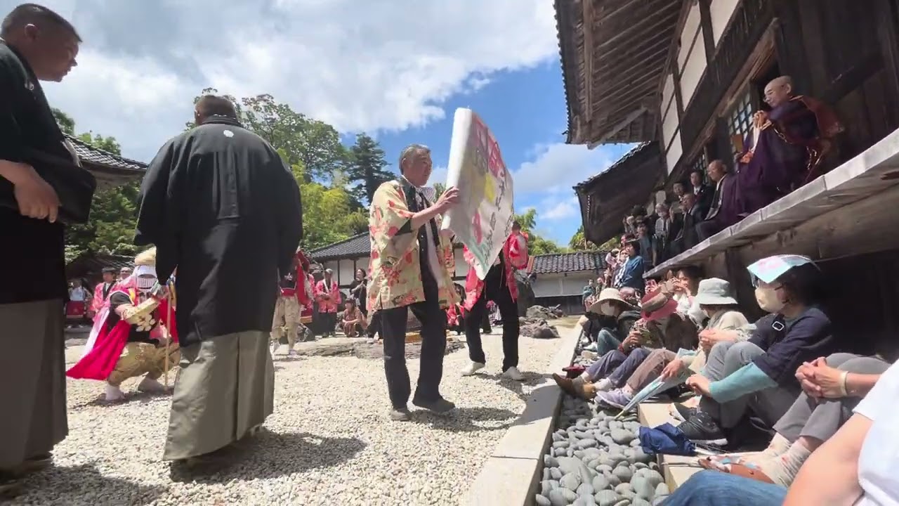 2024年 高岡 太田谷内の獅子舞/国泰寺開山750周年記念 獅子舞奉納
