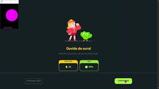 IA (Abril) ajudando a estudar com o software/app/site de idiomas "Duolingo" screenshot 2
