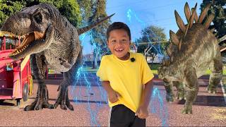 Dinosaur Stories For Kids Dinosaur Toys Become Alive In The Park