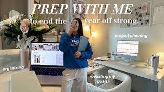 prep w/ me to end 2023 strong | goal check-in & brainstorm, project planning, organizing, book chats