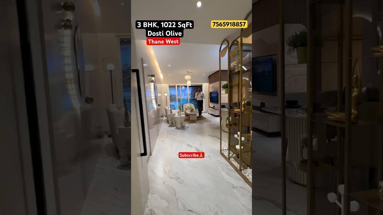 Dosti Olive || 3 BHK || 1022 SqFt || Balkum, Thane west 