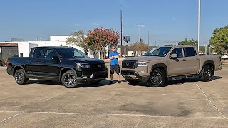 2023 Honda Ridgeline Vs 2023 Nissan Frontier - Which Is The BETTER Midsize Truck?