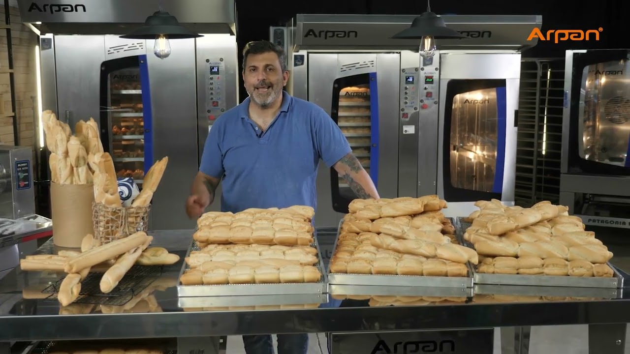 PRODUCCIÓN DE PAN CON MAQUINAS ARPAN ARGENTINA