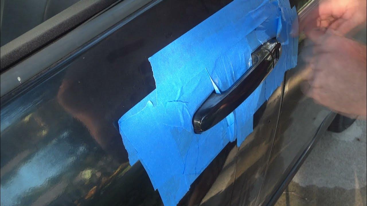 Fast Way to Fix Peeling clear coat on Car Door Handle YouTube