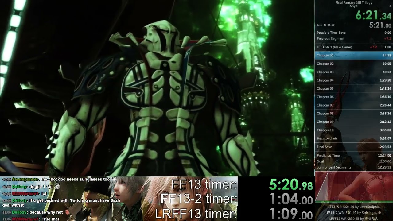 Final Fantasy XIII Trilogy - Any% Trilogy Speedrun - 