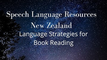 Language Strategies for Shared Book Reading
