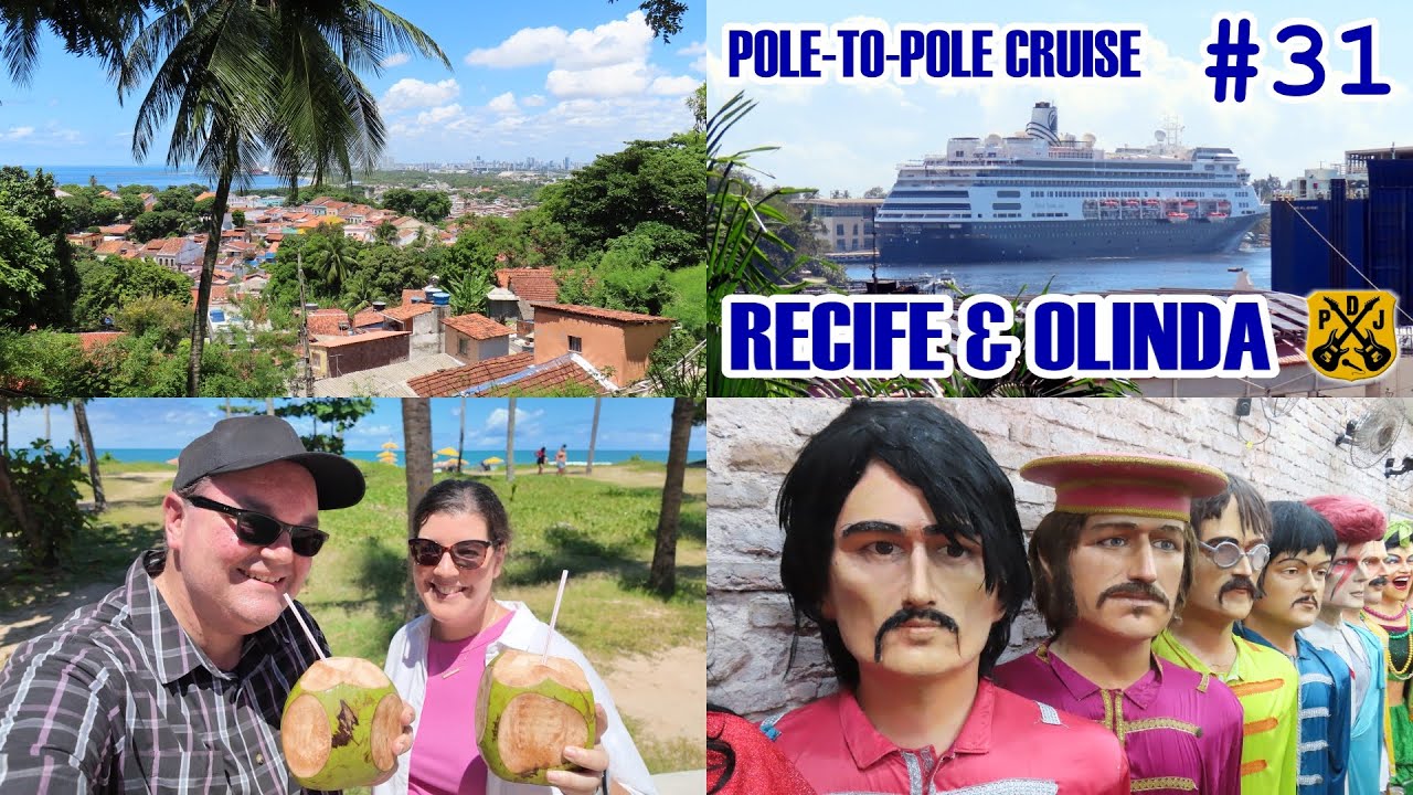 Recife & Olinda, Brazil - Jailhouse Shopping, Giant Dolls, Carnival Museum - HAL Pole-To-Pole Cruise