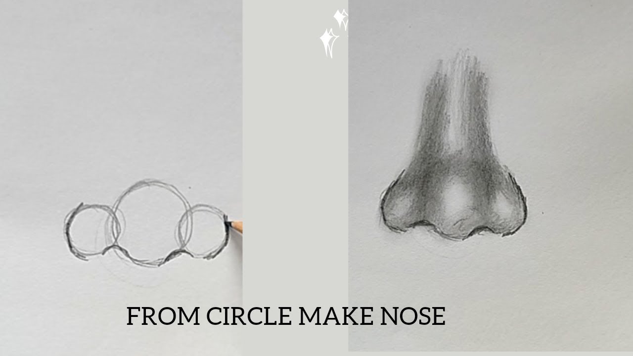 draw-nose-using-circle-try-this-youtube