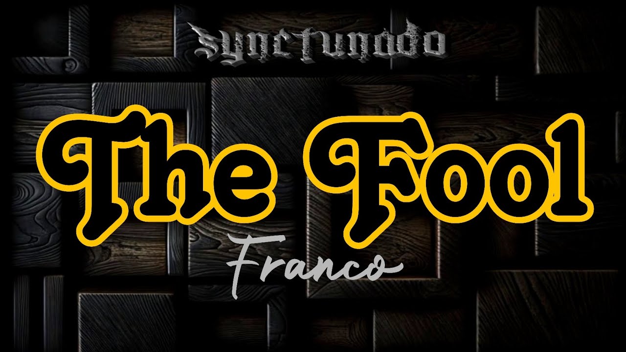 THE FOOL [ FRANCO ] INSTRUMENTAL | MINUS ONE - YouTube