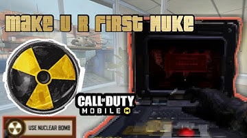 Make ur first nuke in ranked tdm/nuclear bomb in codm/call of duty mobile/plug knife