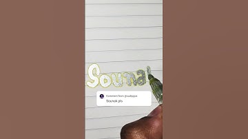 Comment your name I am waiting #sounak #thependream #calligraphy