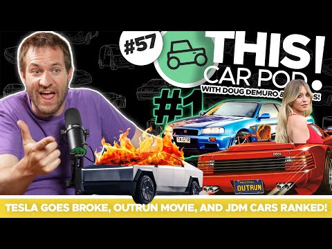 Tesla Going Broke? Mercedes Goes Yoke! Sports Car Legends Ranked, New Outrun Movie! Thiscarpod! Ep57