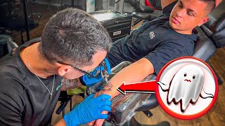 O CLONE TATUOU O FANTASMA DAS TREVAS EM MIM NÃO ACREDITO!!!