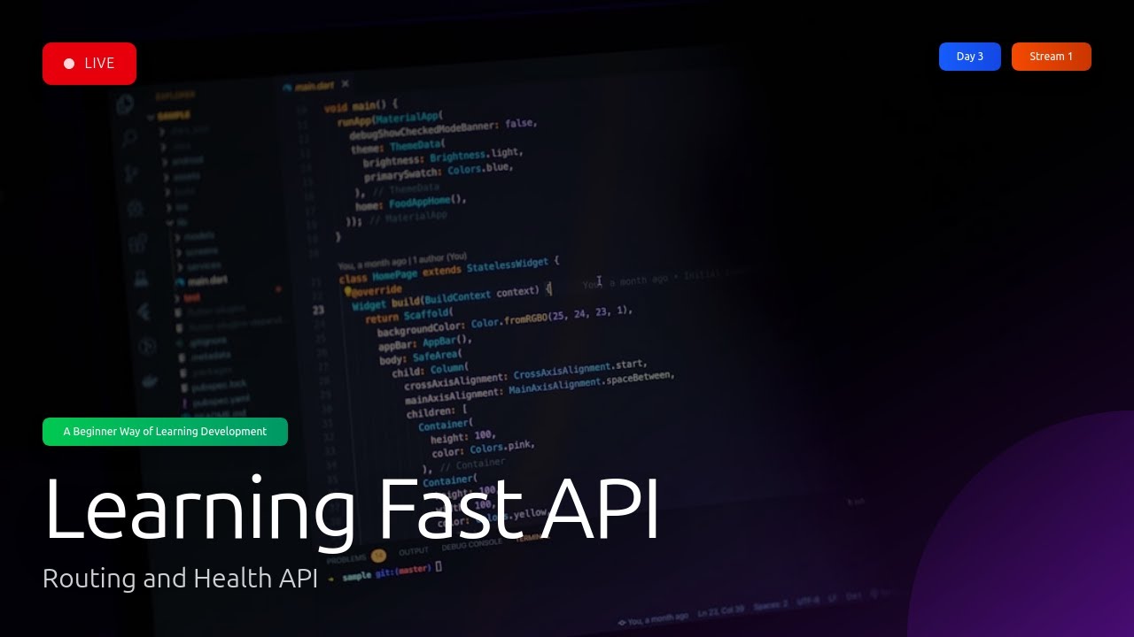 fastapi health check endpoint example: python code &... Learning FastAPI with Python (Day 3) | Routing & Health Check API for ...