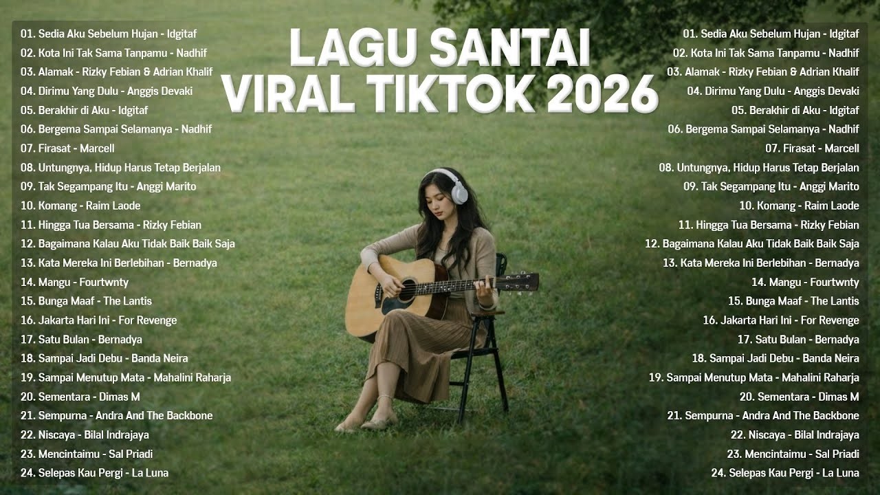 Lagu Santai Viral Tiktok 2026 — Lagu Pop Indonesia Terbaru 2026  Pop Hits Indonesia 2026 #musik