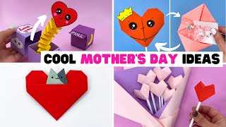 How to make 4 cool origami for MOTHER'S DAY [mother's day gift ideas]