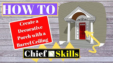 How to "quickly" create a Front Porch with a barrel ceiling using Chief Architect X11