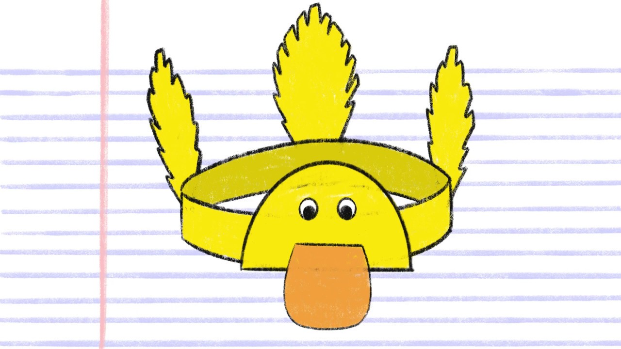 Duck Hat Craft - YouTube