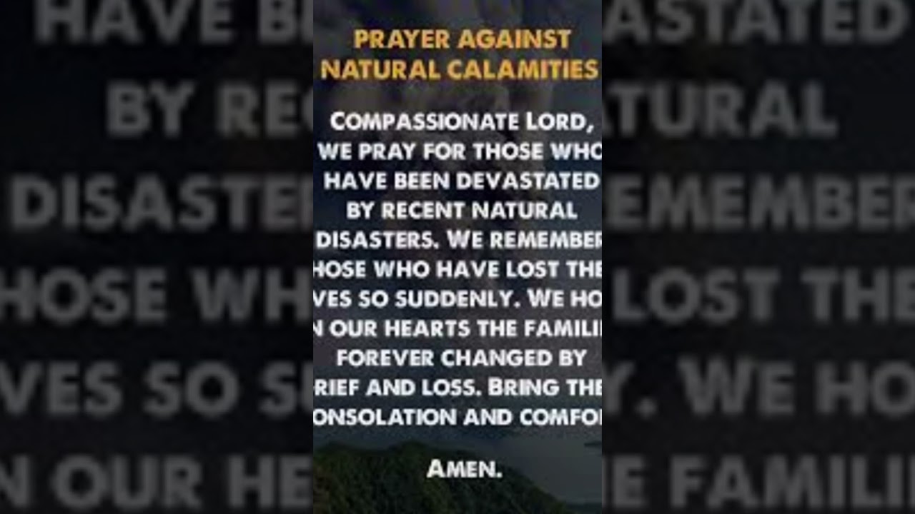 Prayer for those that have loss from natural disasters 💔|🙏🏾 