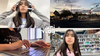 uni vlog  rutina de universidad (antes y después de clases) & muchas horas en la biblioteca ✩ ⋆˚꩜