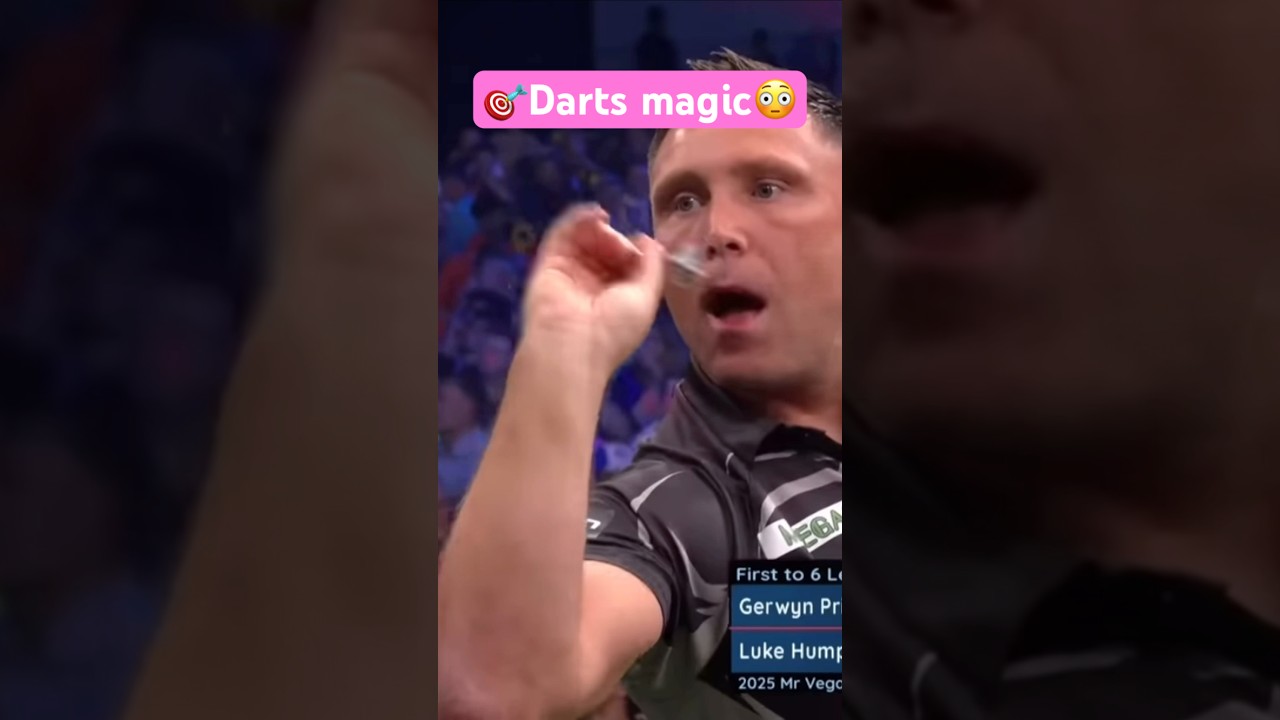 Price shows Humphries double double-finish😉Darts Gerwyn Luke Dart Highlights