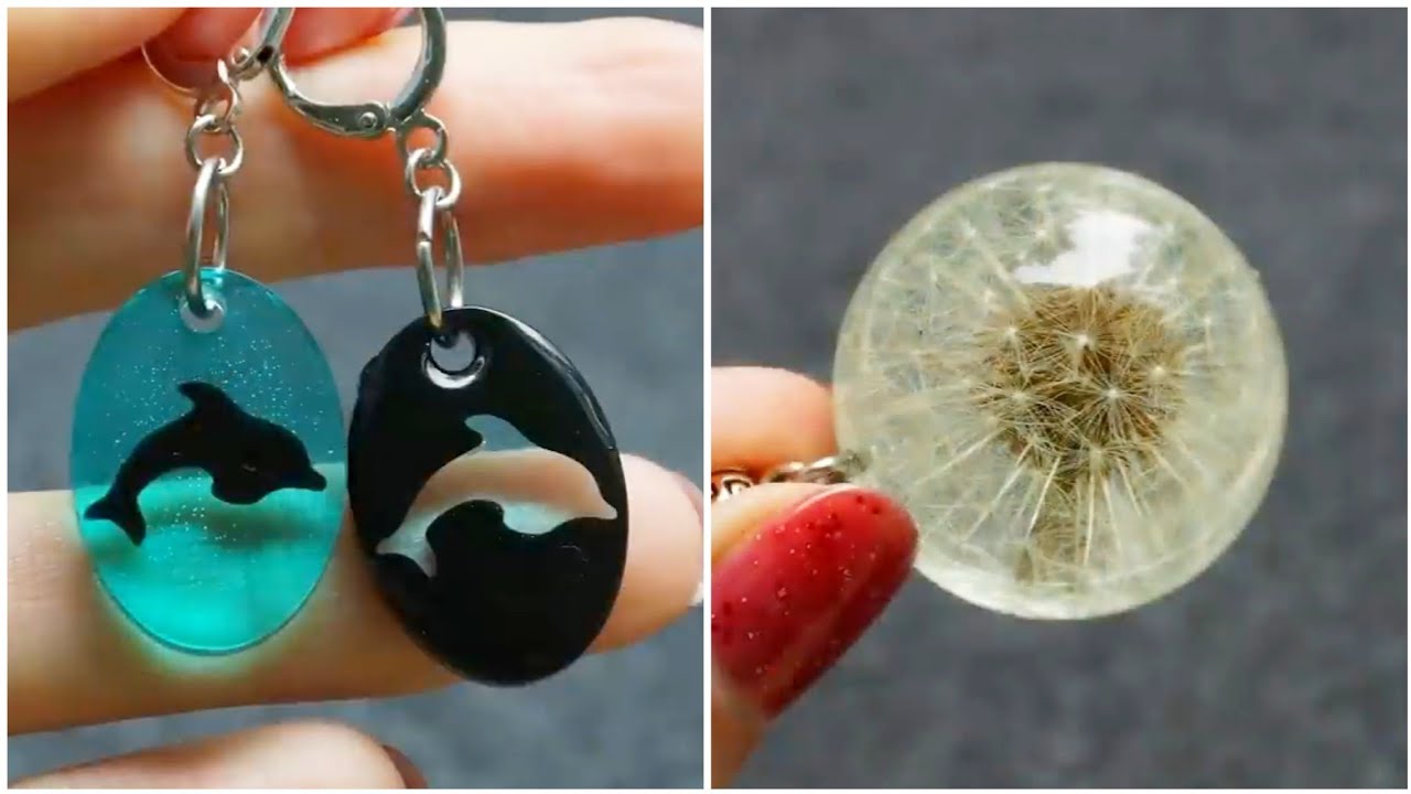 15 Epoxy Resin DIY Ideas JEWELRY IDEAS FOR TEENAGERS | FAIRY PENDANTS MADE OUT OF AN EPOXY RESIN