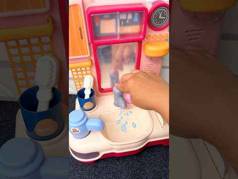 Satisfying with Unboxing Miniature Kitchen, Washstand Set Toys | ASMR Videos