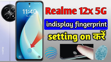 Realme 12x 5g display fingerprint | Realme 12x 5g me display fingerprint lock kaise lagaye