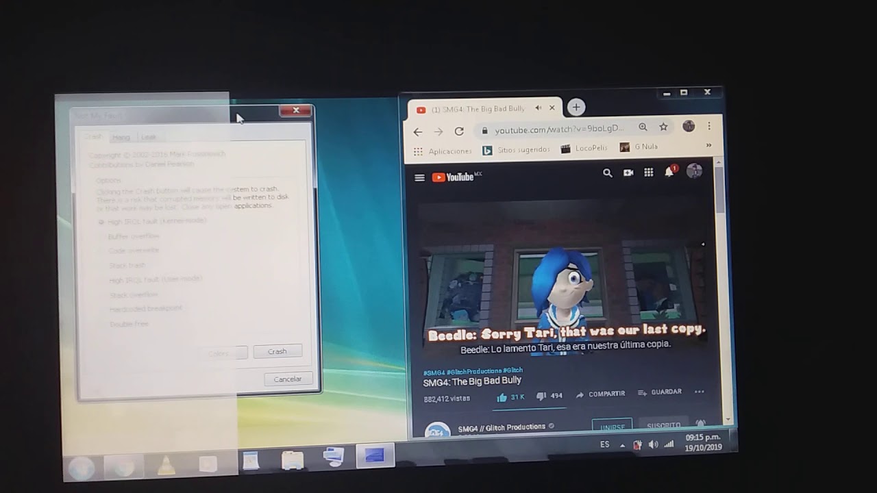 Tari Crying Has BSOD - YouTube