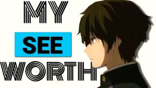 (SHORT AMV) At My Worst || AMV Typography || Oreki Houtarou🌚