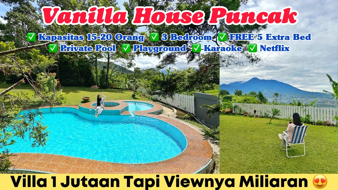 Siang Dapet Mountain View, Malam Banjir City Light 😍 VILLA MURAH CUMA 1 JUTAAN‼️VANILLA HOUSE PUNCAK