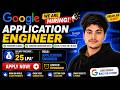 Google Hiring Application Engineer 2026 | Freshers Can Apply | Google Careers | Off Campus Drive
