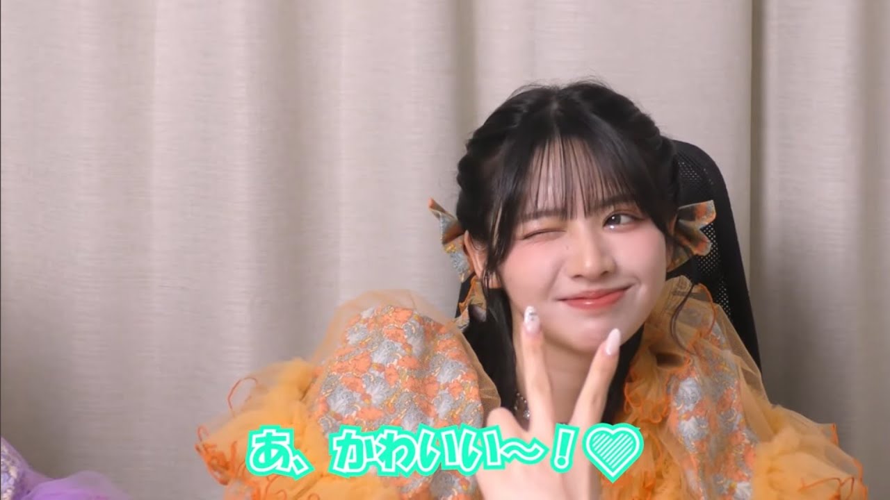 画面の調整中で遊びまくる優衣ちゃん、おすず💜🧡💚【ふるっぱー切り抜き】