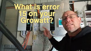 how to fix error 15 and 22 on duel growatt inverters  spf5000es models