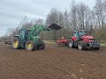 #VLOG Późny siew owsa w błoto (złoto) Deutz d 5505 . Mokra uprawa/ Deszczowy Poniedziałek