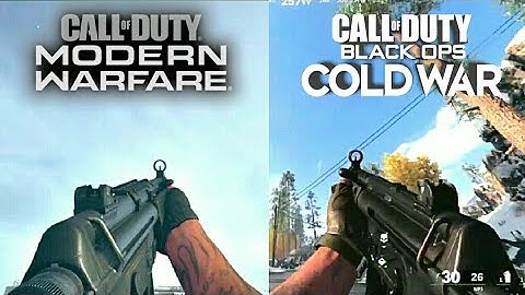 Modern Warfare MP5 Vs Black Ops Cold War MP5 Reload Animation