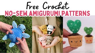25 FREE No-Sew Amigurumi Crochet Patterns | Easy & Quick Crochet Plushie Patterns #crochet screenshot 2